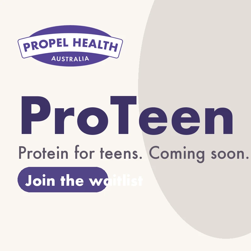 Propel Health ProTeen, protein for teens, coming soon